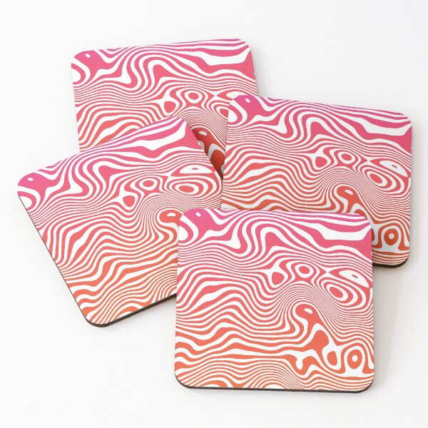 Aperçu de l'œuvre Motif lent rouge créée et vendue par PickCreation.