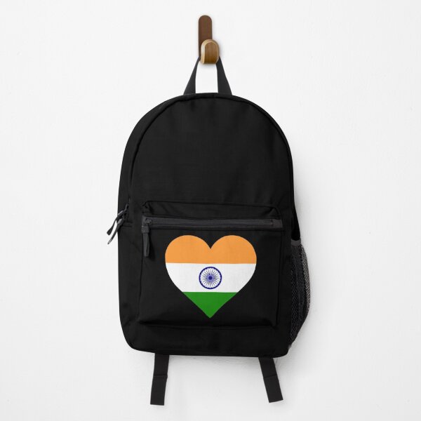 Item preview, India indian ensign flag heart designed and sold by GeogDesigns.