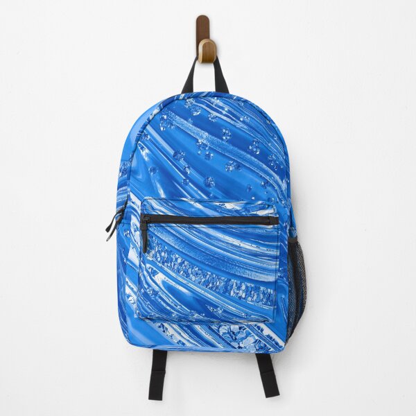 Item preview, Electric Blue Liquid Metal with Crystal Detail designed and sold by WisdomInspired.