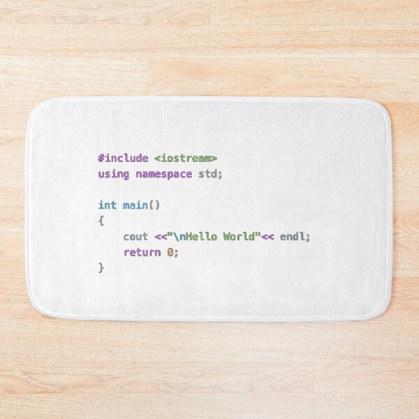 Artikelvorschau, Hallo Welt C ++ entworfen und verkauft von BalfrogClothing.