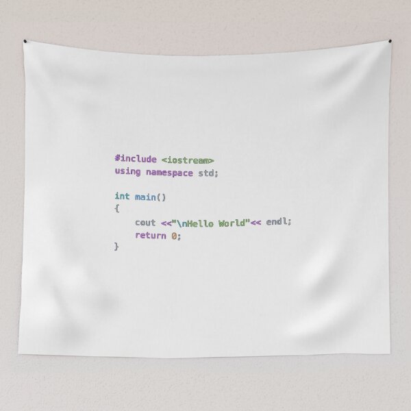 Artikelvorschau, Hallo Welt C ++ entworfen und verkauft von BalfrogClothing.