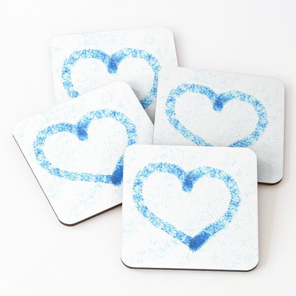 Item preview, i HEART u (blue) designed and sold by DustyDragonfly.
