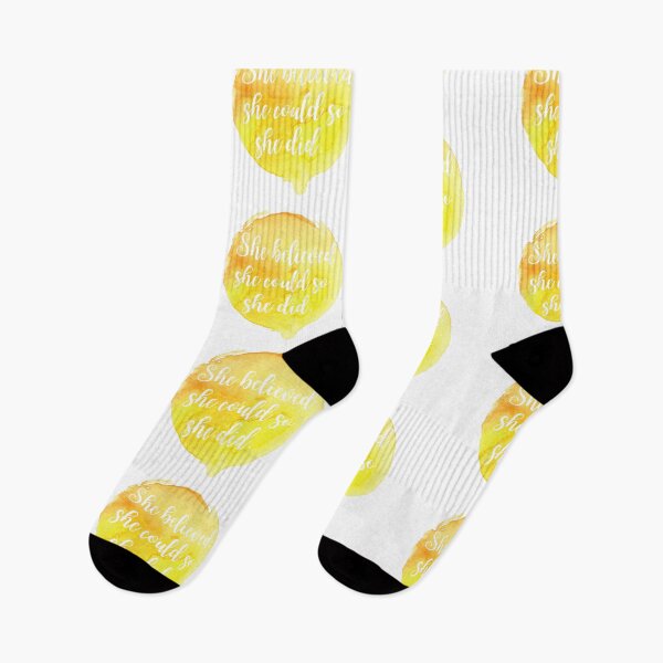 Item preview, She believed she could so she did - Yellow Watercolor designed and sold by KarolinaPaz.