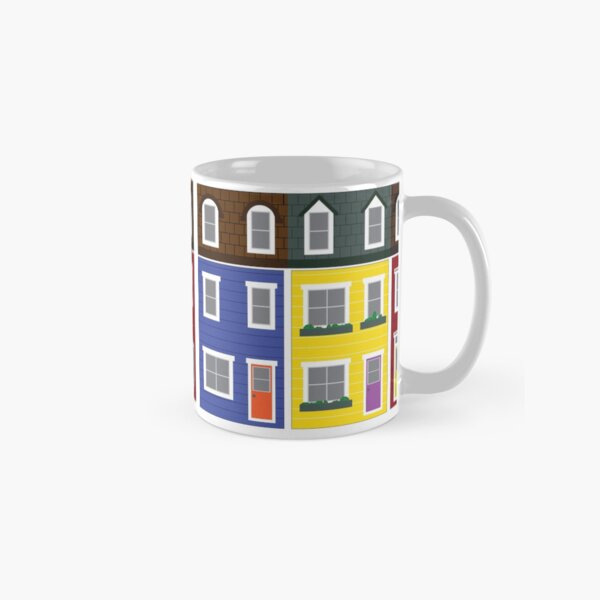 Item preview, Newfoundland Row Houses || Newfoundland and Labrador || Gifts || Souvenirs designed and sold by SaltWaterOre.