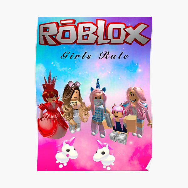 Fashion Famous Roblox Posters Redbubble - famous roblox youtubers characters