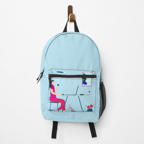 Item preview, Laptop, coffee and a cat designed and sold by urban-color.