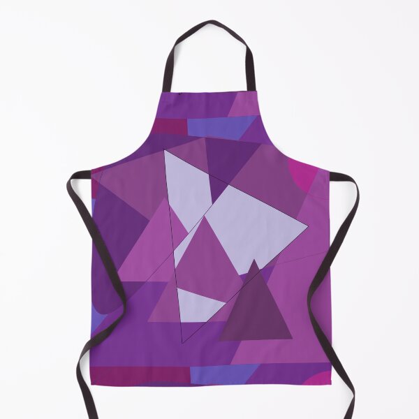 Item preview, 80's retro purple triangle shape abstract design designed and sold by TeesMi.