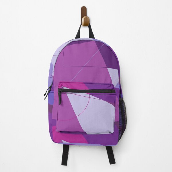 Item preview, 80's retro purple triangle shape abstract design designed and sold by TeesMi.