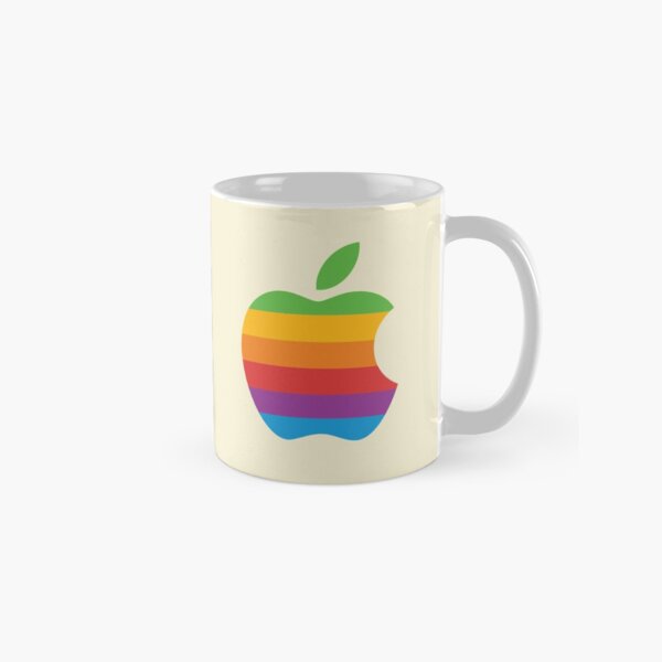 Retro Apple Logo Classic Mug