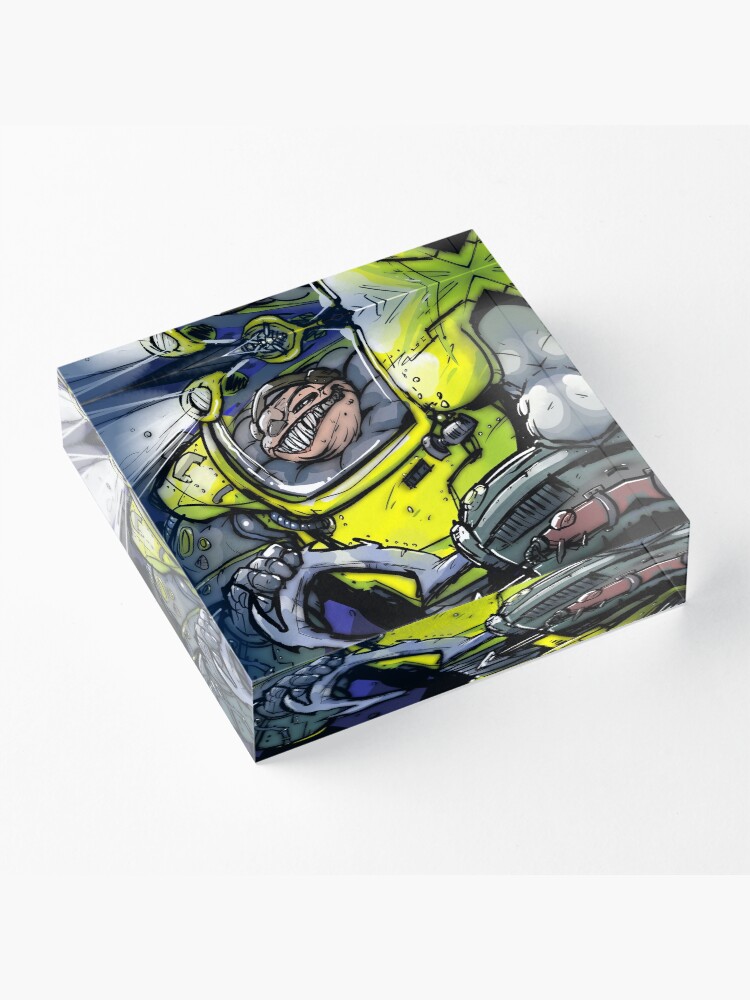 Alternate view of Ready for some geneslamming? Acrylic Block