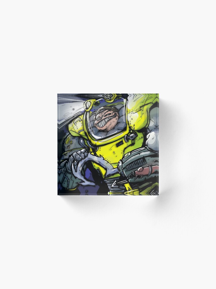 Alternate view of Ready for some geneslamming? Acrylic Block