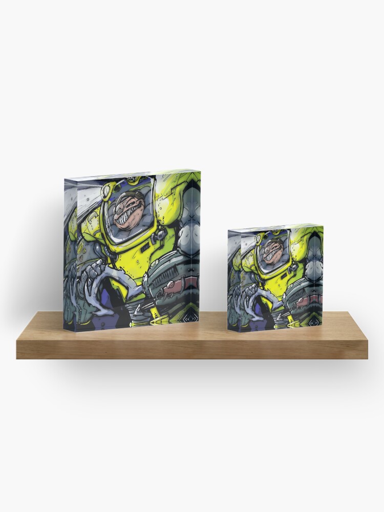 Alternate view of Ready for some geneslamming? Acrylic Block