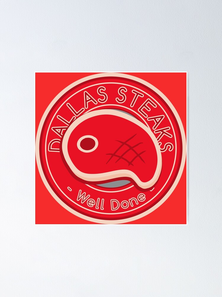 "Dallas Steaks Blaseball" Poster for Sale by AdamAvenue Redbubble