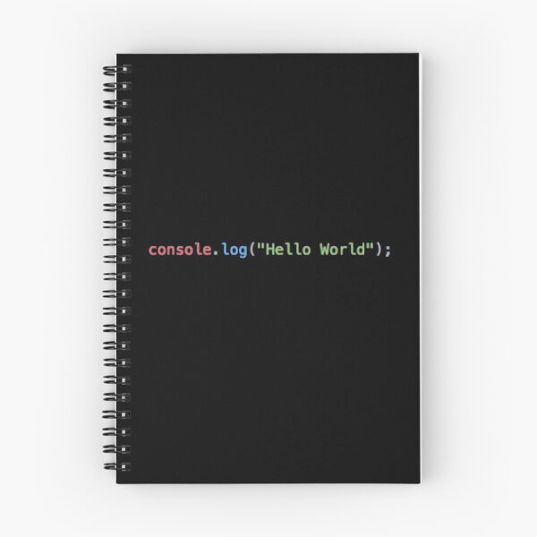Item preview, Hello World Javascript designed and sold by BalfrogClothing.