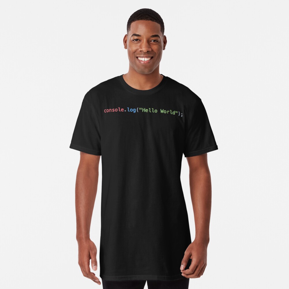 Hello World - JavaScript' Men's T-Shirt