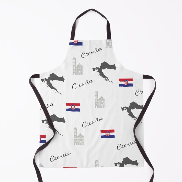 Item preview, Croatia Map Flag Montage designed and sold by Traveledesigns.