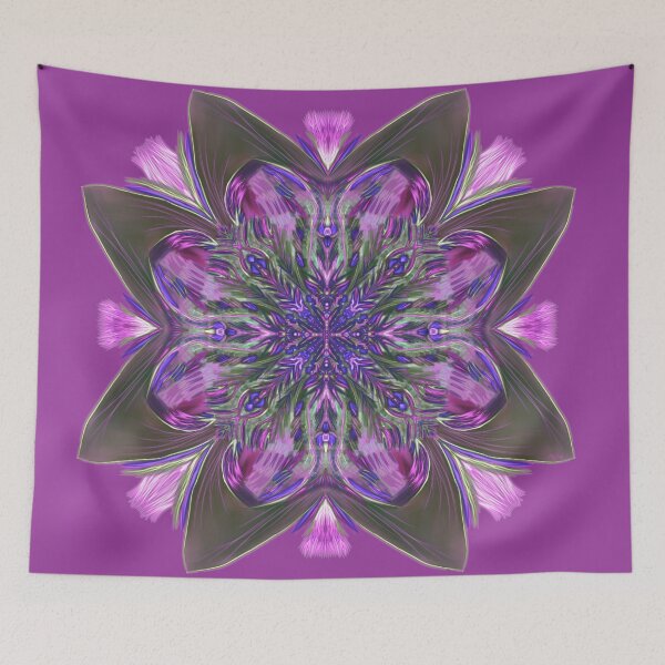 Item preview, Raspberry Symmetry Blooms  designed and sold by busyBeanz.