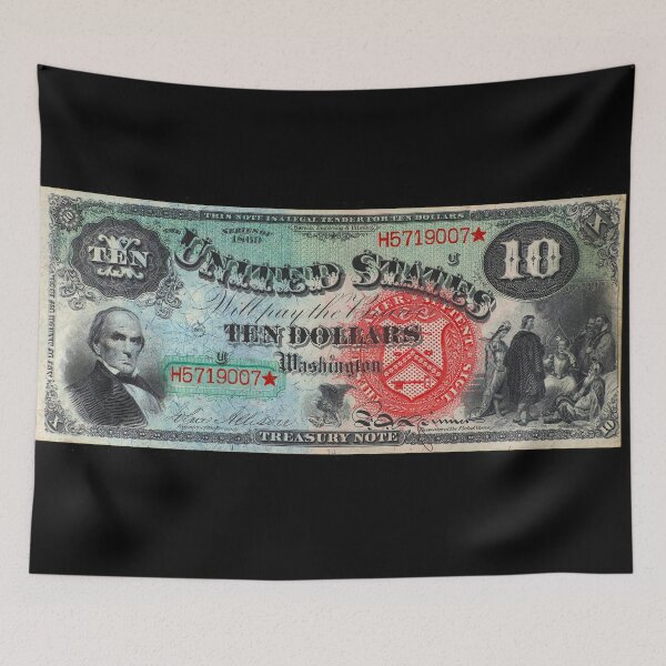 Artikelvorschau, 10 Dollar Note 1869 entworfen und verkauft von DUDX ART WORLD.