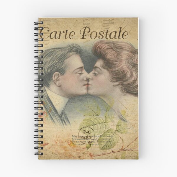 Item preview, Valentine Love Vintage Postcard Carte Postale Floral Shabby Chic Seasons designed and sold by WizardsWorld.