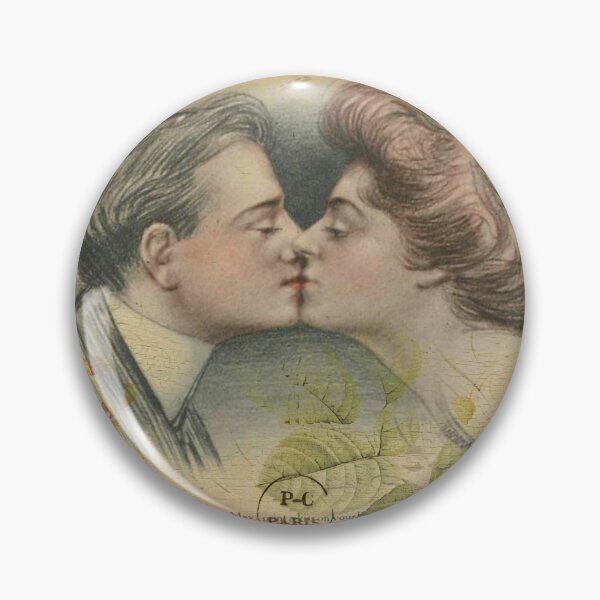 Item preview, Valentine Love Vintage Postcard Carte Postale Floral Shabby Chic Seasons designed and sold by WizardsWorld.