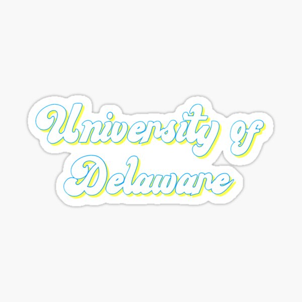 Item preview, Delaware sticker  designed and sold by carolinem01.