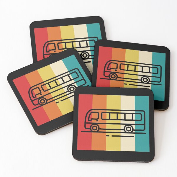 Item preview, Retro Minibus designed and sold by AmpersandCuster.