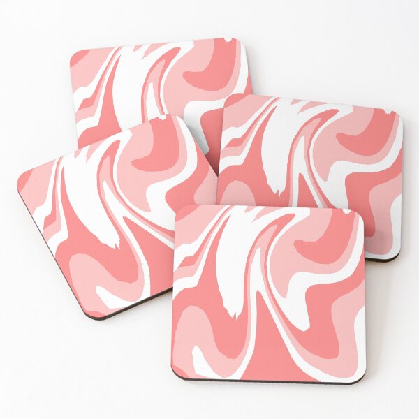 Item preview, Pink and Red Marble Print designed and sold by sjstickerss.