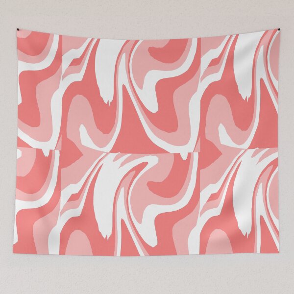 Item preview, Pink and Red Marble Print designed and sold by sjstickerss.