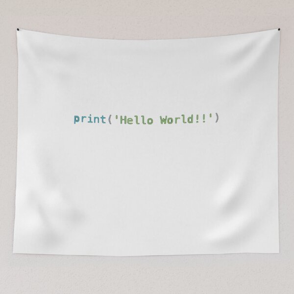 Item preview, Hello World Python designed and sold by BalfrogClothing.
