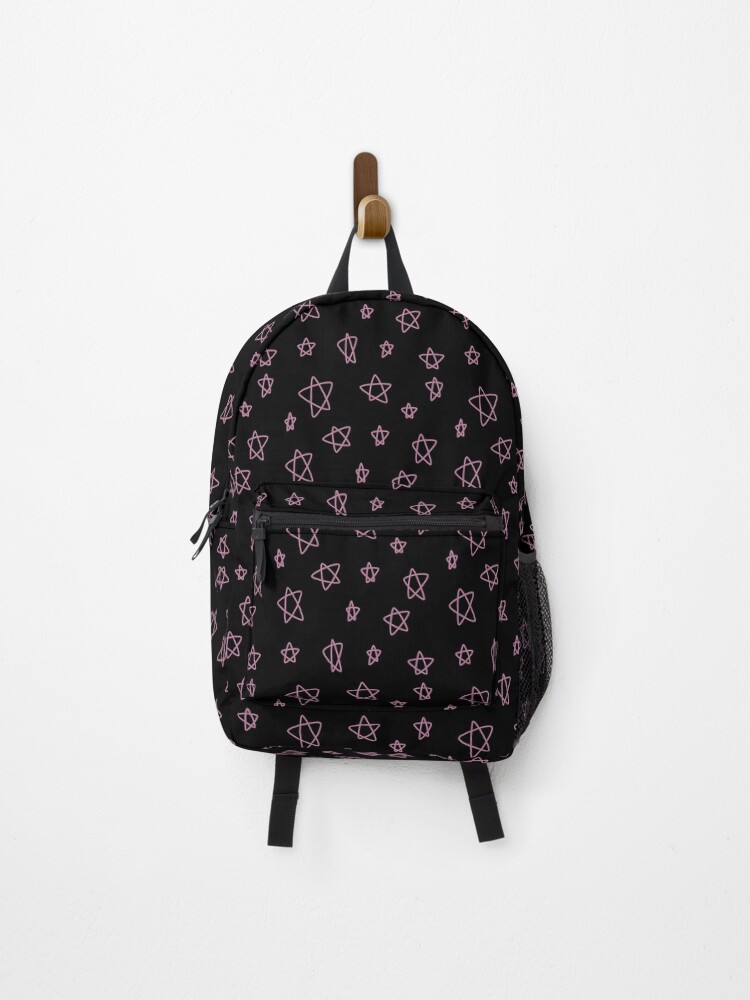 Thumbnail 1 of 3, Backpack, Pink Stars designed and sold by Arexus.