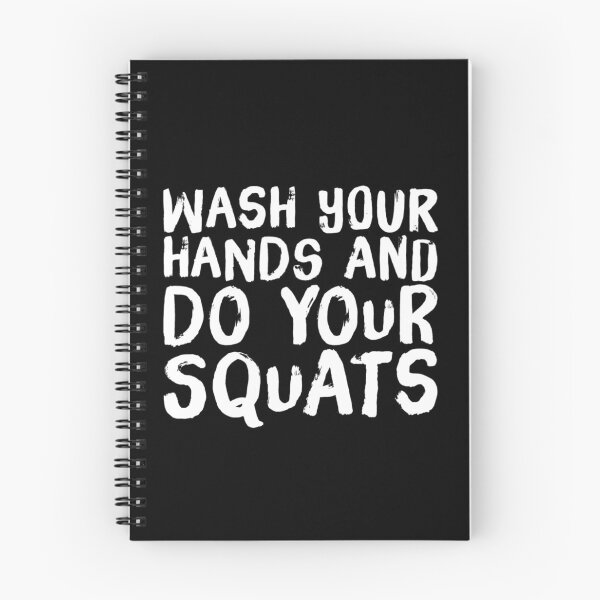 Item preview, Wash Your Hands and Do Your Squats designed and sold by keriannhill.