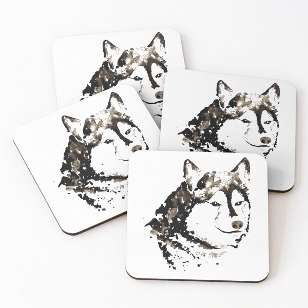 Item preview, Beautiful Malamute Black and White Design designed and sold by Monica C. Webster.