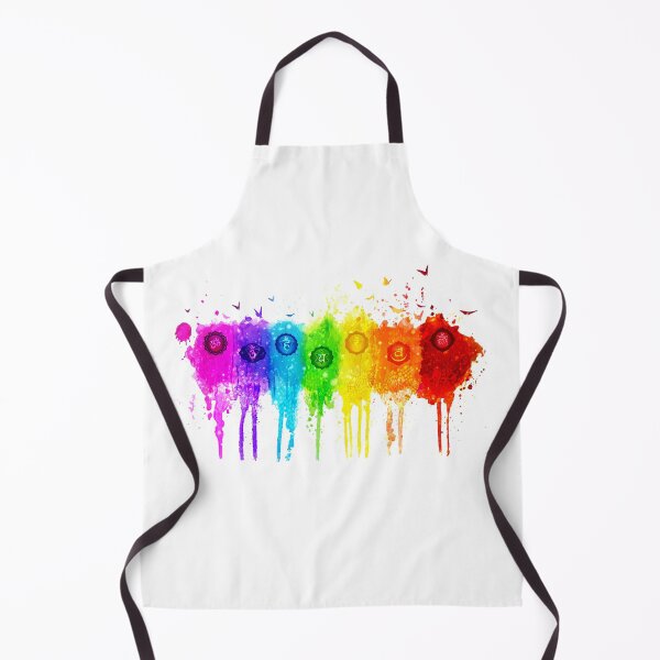 Item preview, Seven Chakra Watercolors With Symbols designed and sold by serenaking.