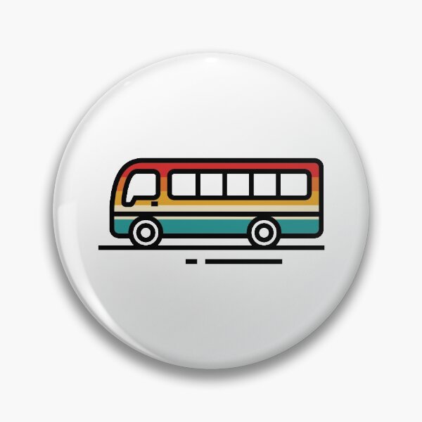 Item preview, Retro Minibus designed and sold by AmpersandCuster.