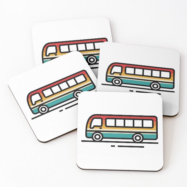 Item preview, Retro Minibus designed and sold by AmpersandCuster.