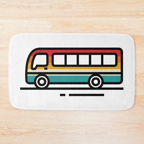 Item preview, Retro Minibus designed and sold by AmpersandCuster.