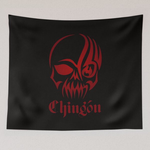 Item preview, Chingon skull-Mexican-hispanic-chicano designed and sold by BamzArt.