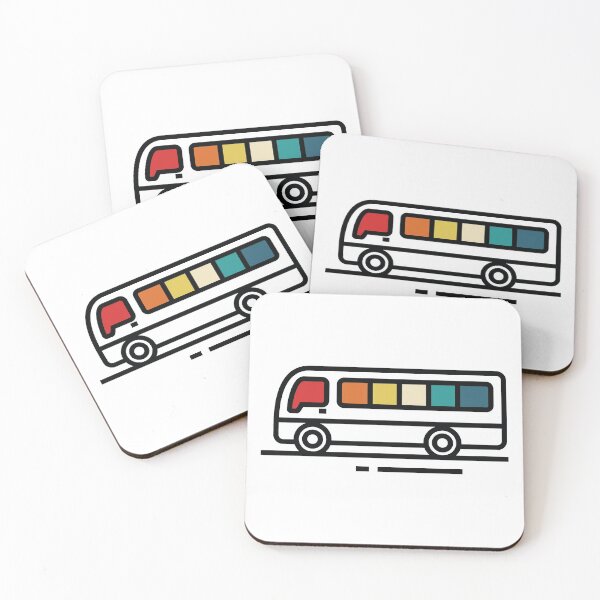 Item preview, Retro Minibus designed and sold by AmpersandCuster.