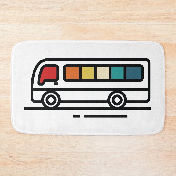 Item preview, Retro Minibus designed and sold by AmpersandCuster.