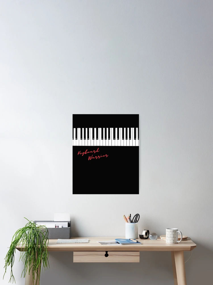 Thumbnail 2 of 3, Poster, Keyboard Warrior Funny designed and sold by DesignsofNote.