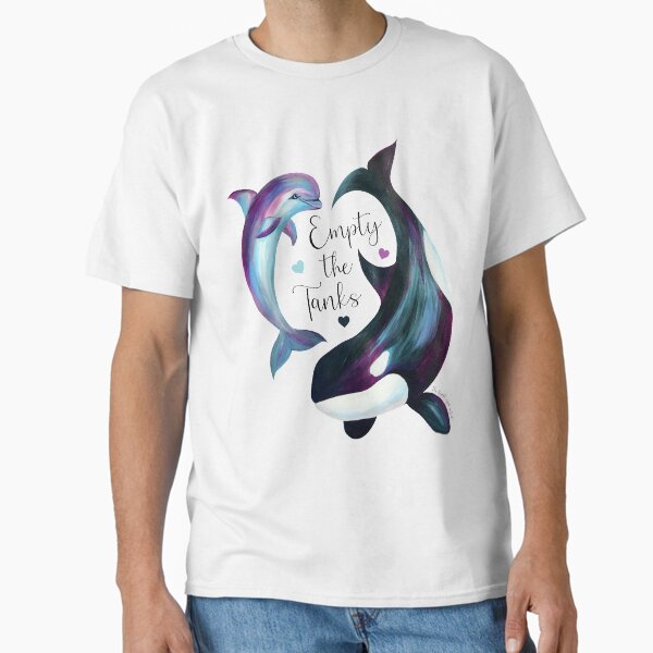Item preview, Empty the Tanks | Save Dolphins and Orcas designed and sold by hearteyedartist.