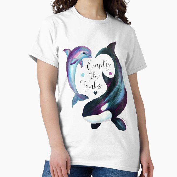 Item preview, Empty the Tanks | Save Dolphins and Orcas designed and sold by hearteyedartist.