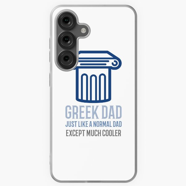 Item preview, Greek Dad - Just Like Normal Dad Except Much Cooler designed and sold by Balkanfood.