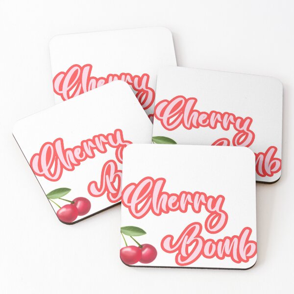 Item preview, cherry bomb cute aeshetic sticker designed and sold by Brooke’s Broadway Stickers.