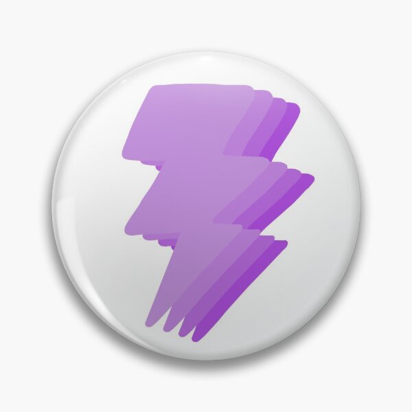 Item preview, Purple lightning bolt designed and sold by Olivia Bracco.