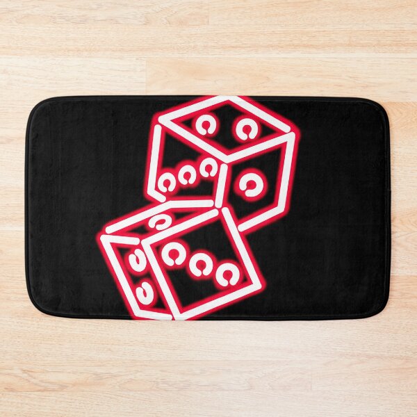 Item preview, Neon red dice lights doodle designed and sold by sraj3817.