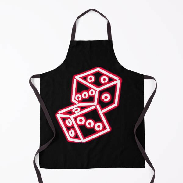 Item preview, Neon red dice lights doodle designed and sold by sraj3817.