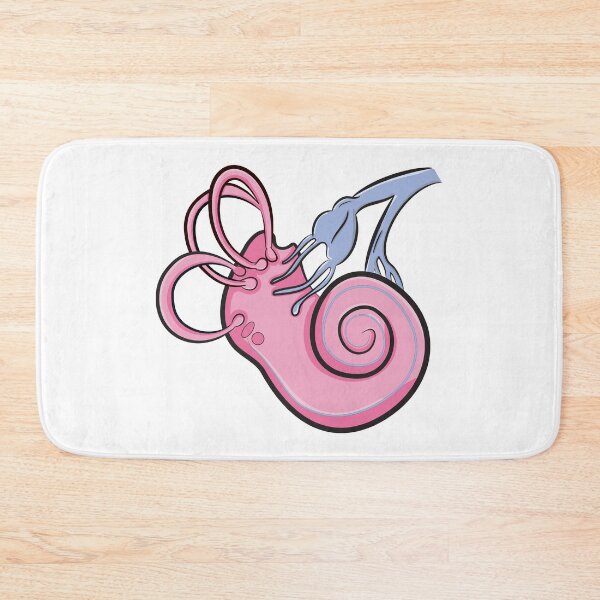 Item preview, Cochlea illustration Pink & Blue  designed and sold by StacyAnnDesigns.