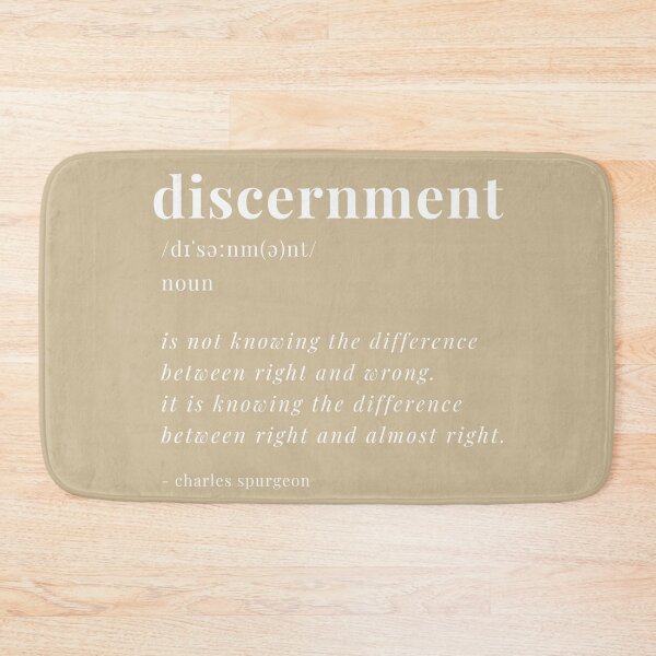 Item preview, Discernment Definition| lowercase text design - Charles Spurgeon quote designed and sold by dat-designs.