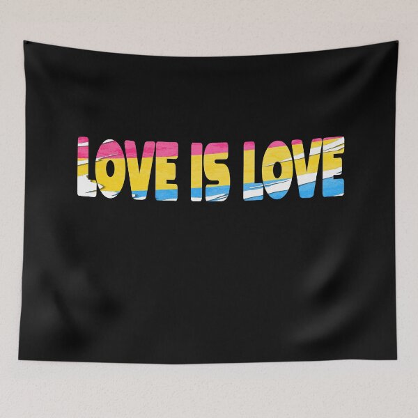 Item preview, Pansexual Pride Love Is Love  designed and sold by MillanMarketing.